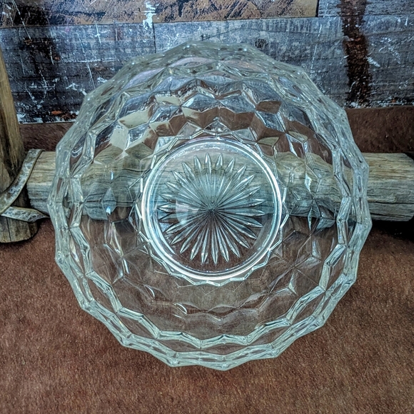 Vintage 50's Fostoria American Pattern Crystal Bowl - Picture 3 of 9